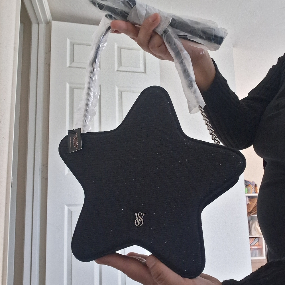 New With Tags Victoria Secret Shinny Star Bag - Picture 6 of 6